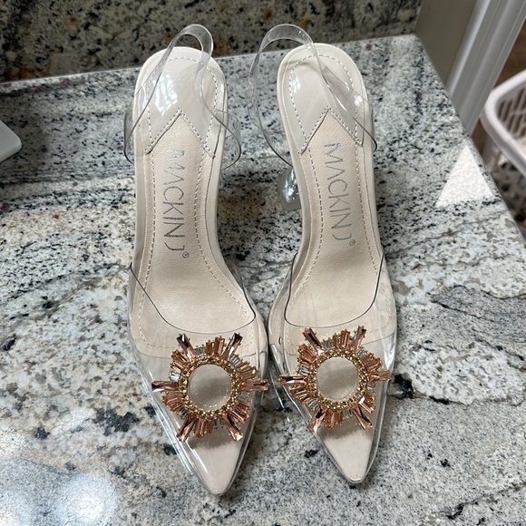 Women’s sling back heels - Picture 1 of 2